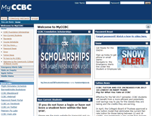 Tablet Screenshot of my.ccbc.edu
